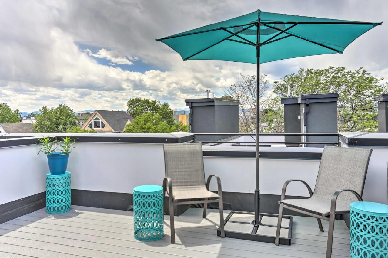 Trendy Denver Townhome - Walk To Mile High Stadium Eksteriør billede